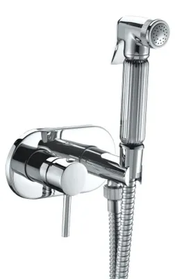 Produktbild von Bidet-Handbrause-Set Hygiene Messing komplett