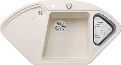 Zdjęcie produktu dla Zlewozmywak Blanco DELTA II 1057 x 575 mm delikatna biel 527055