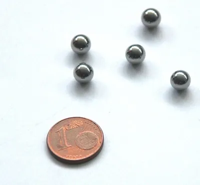 Produktbild von Stahlkugeln Chromstahl 6 mm, 5 Stück