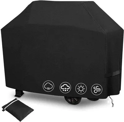 Produktbild von Gasgrill-Tarpaulin-Abdeckung 145x61x117cm schwarz