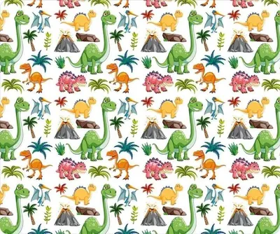Image de Tapis de protection pour les activités artistiques « Dinosaures » - Panta Plast