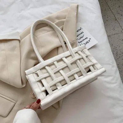 Productafbeelding van Kleine Handtas met Flap voor Dames, Wit