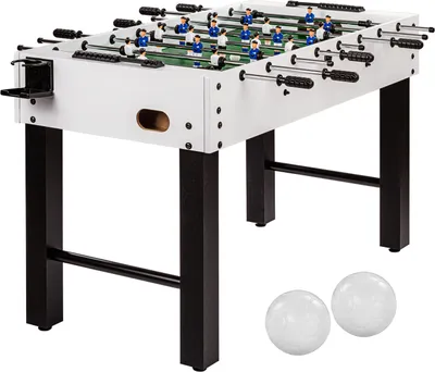 Obrázek produktu pro GamesPlanet® Stolní fotbálek Glasgow, 121x101x79 cm, bílý