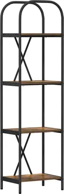 Zdjęcie produktu dla vidaXL Regał z dębu wędzonego 40 x 30 x 146 cm materiał drewnopochodny