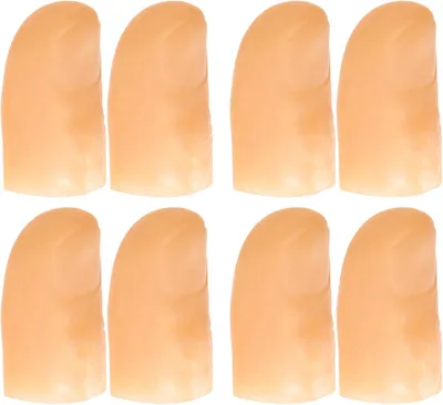 Productafbeelding van Magische vingertrick duim tip licht zachte vingers - Set van 4 - Lichten voor kinderen super helder knipperende