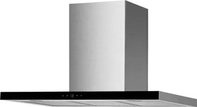 Immagine prodotto di Cappa a parete decorativa 90 cm 67 db 530 m3 / h acciaio inox / nero Faber 5649940