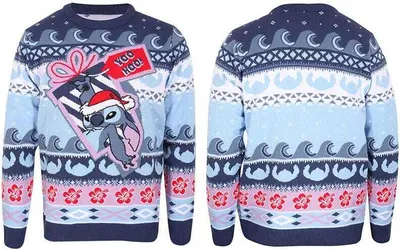 Produktbild von Lilo & Stich Sweatshirt Christmas Jumper Yoo Hoo Größe S