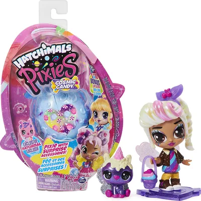 Produktbild von Hatchimals Cosmic Candy Pixies - Sammelfigur mit Zubehör und seltener CollEGGtibles Figur (sortiert), 5 Jahr(e), Junge/Mädchen, 260 mm, 200 g, Mehrfarbig