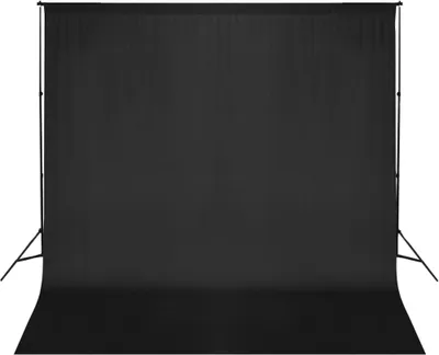 Produktbild von Fotohintergrund-System Hintergrund Studiofotografie 600 x 300 cm Schwarz