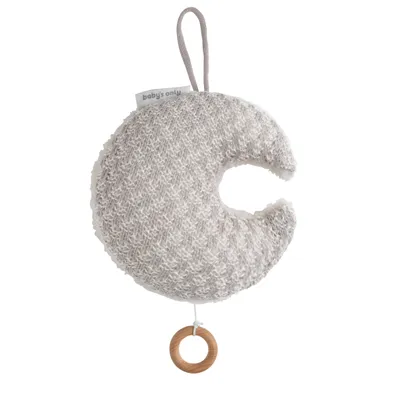 Produktbild von Baby's Only Spieluhr mond Happiness - Urban Taupe - 18 cm