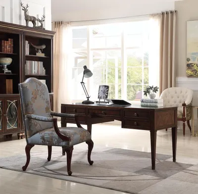 Image de Bureau marron ordinateur table de bureau PC bureau de travail nouveau