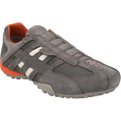 Produktbild von GEOX Sneaker SNAKE L, Rauleder, Grau, Herren