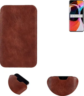 Produktbild von K-S-Trade Schutzhülle Handyhülle kompatibel mit Xiaomi Mi 10 Handytasche Kunstleder Sleeve in braun
