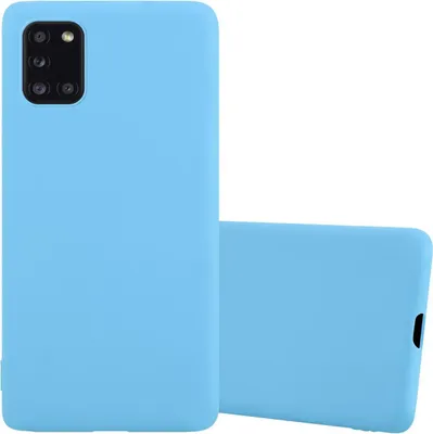 Produktbild von Cadorabo Hülle für Samsung Galaxy A31 Schutzhülle in Blau Handyhülle TPU Silikon Etui Case Cover