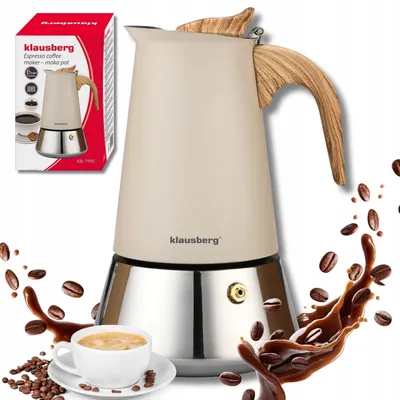 Zdjęcie produktu dla Kawiarka 12 espresso moka indukcja gaz stal premium