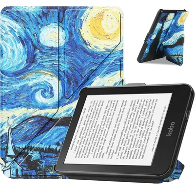 Produktbild von Slimshell Hülle für Tolino Shine 5/4 & Kobo Clara Colour/BW/2E mit Standfunktion und Auto Sleep/Wake