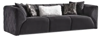 Produktbild von Luxus  Sofa 4 Sitzer Polstersofa Textil Sitz Design Couch Modern