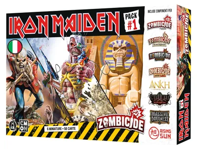 Zdjęcie produktu dla Asmodee - Zombicide, 2. Edycja - Zestaw Iron Maiden, Rozszerzenie do gry planszowej, Zestaw 1