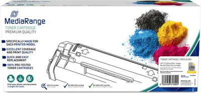 Image de MediaRange MRHPTCC532A MediaRange Toner HP CC532A/304A CE412X/305A CF382X/312A gelb