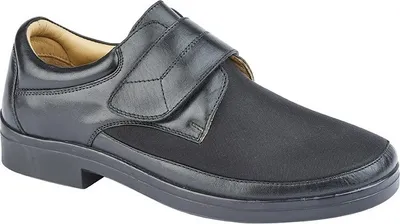 Produktbild von Roamers - Herren Schuhe, Leder DF2039 (44,5 EU) (Schwarz)