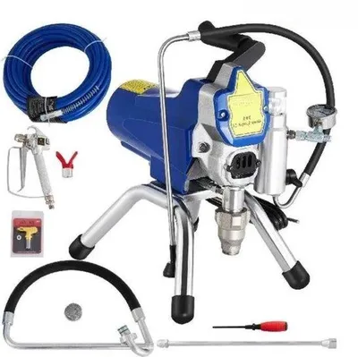 Obrázok produktu pre Profesionálna modrá airless striekacia pištoľ – 2200 W