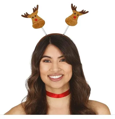 Produktbild von Weihnachts-Rentier-Stirnband auf Federn