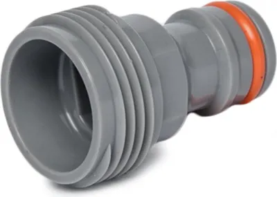 Produktbild von Bradas Gerätestück WHITE LINE 3/4" Außengewinde grau