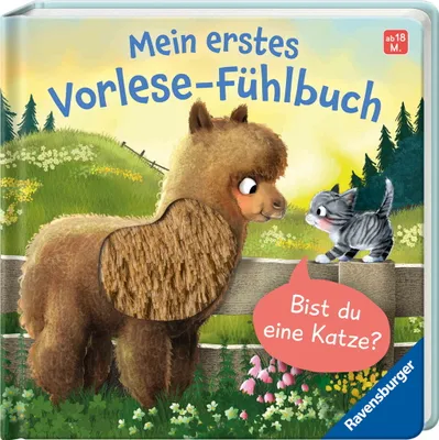 Produktbild von Ravensburger Buch Pappbilderbuch Vorlesen Mein erstes Vorlese Fühlbuch Bist du eine Katze? 42125