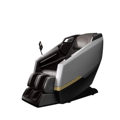 Produktbild von Massagesessel, Zero-Gravity Liegesessel, Tiefenmassage, mit Heizfunktion, Vollmassage, Bluetooth SL Schienen Grau L140×B73×H106cm /A001-Hui/