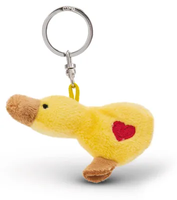 Produktbild von NICI Schlüsselanhänger Ente Herz 5cm Plüsch Geschenkidee Neu