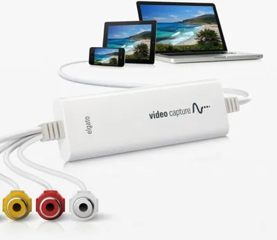 Zdjęcie produktu dla Elgato 1VC108601001, Analogowy, NTSC, PAL, PAL 60, SECAM, 640 x 480 (VGA), H.264, MPEG4, AAC, USB