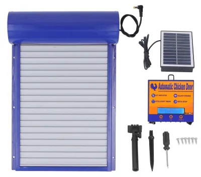 Automatische Hühnerklappe, Solar, mit Lichtsensor