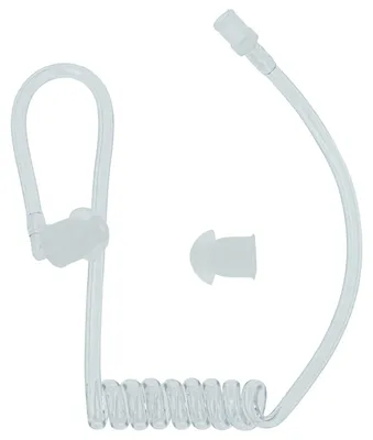 Produktbild von vhbw Security Schallschlauch Ohrhörer, 2x Ohrstöpsel für Headset, Funkgerät - transparent