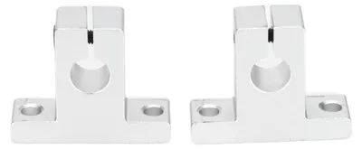 Image de Lot de 2 roulements pour arbre à mouvement linéaire, supports de guidage pour rail en alliage d'aluminium de 10 mm, destinés au rail orbital linéaire SK10