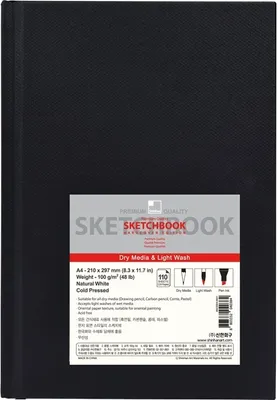 Obrázek produktu pro Skicář TOUCH Sketchbook Premium A4, 110 listů 100g