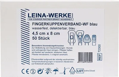 Produktbild von Fingerkuppenverband wasserfest detektierbar (50 Stk.)