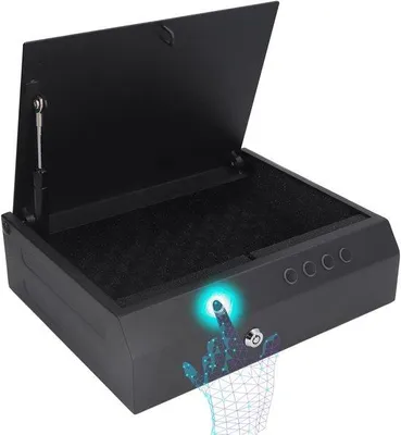 Produktbild von Sicherheitsbox mit Fingerabdruck- und Passwortschutz