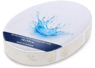 Productafbeelding van Matrasbeschermer - Waterdicht hoeslaken - Ademend - 36 x 78 cm