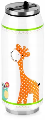 Produktbild von Orion Thermobecher 400ml Edelstahl Vakuum Giraffe Auslaufsicher