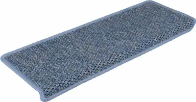 Produktbild von vidaXL Stufenmatten Selbstklebend Sisal-Optik 30Stk. 65x21x4cm Blau