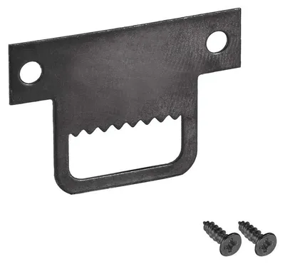 Produktbild von Zackenaufhänger – Doppellöcher mit Schrauben zum Aufhängen von 32 mm x 22 mm Bilderrahmen, 20 Stück