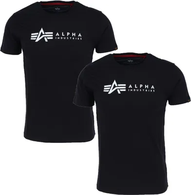 Produktbild von ALPHA INDUSTRIES ALPHA LABEL T 2 PACK Herren T-Shirt