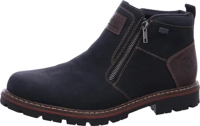 Produktbild von Rieker Herren Stiefelette Boots Reißverschluss Winterboots Warmfutter 37770, Größe:46 EU, Farbe:Schwarz