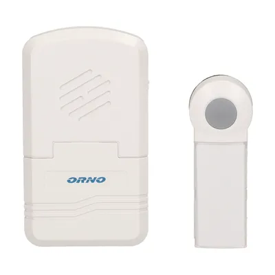 Imagen del producto de Timbre inalámbrico para exteriores, modelo Disco, color blanco