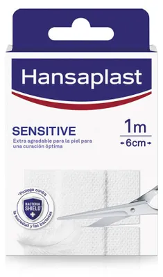 Produktbild von Hansaplast Sensitive Zuschneidestreifen 1m x 6cm
