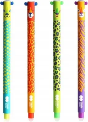 Zdjęcie produktu dla Długopis Usuwalny Uszaki Wild 0,5Mm Nieb 2751 A'12