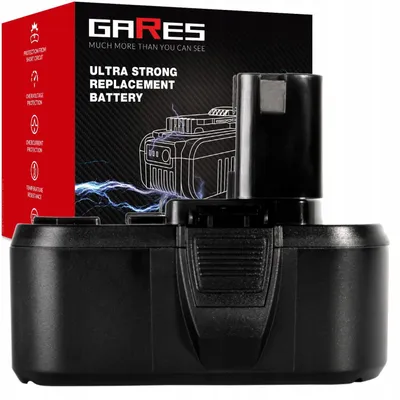 Obrázek produktu pro GARES Akumulátor Baterie pro Ryobi OLM1833H R10631 R18ROS NeuR18ID3 | 18 V  | Zesílená série High-Performance | Vysoký výkon |