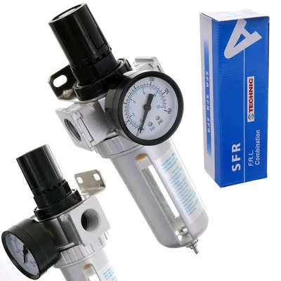 Image de Filtre  air, rducteur, sparateur d'huile et sparateur d'eau 40 microns Technic AFR80-40 1/2"