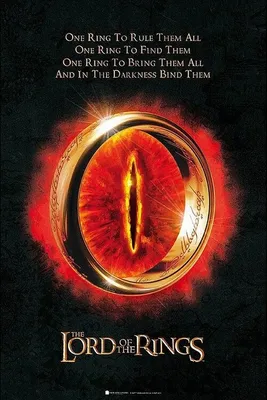 Produktbild von LORD OF THE RINGS - Poster Maxi 91,5x61 - Anneau unique