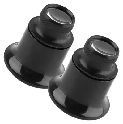 Immagine prodotto di Solidchoice - 2 lenti d'ingrandimento di alta qualità per gioiellieri - Design compatto ed ergonomico